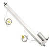 16 Inches 400MM 12V 24V Adjustable Stroke Electric Linear Actuator Max Thrust 450 lbs 2000N 200Kgs