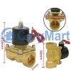 1" 32MM DC / AC Brass NC Electric Solenoid Valve Water Gas Air Liquid