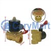 3/4" 25MM DC / AC Brass NC Electromagnetic Valve For Water Gas Air