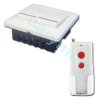 2 Gang Wireless Remote Control Lamp Switch With Wall-mounted Remote