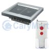 2 Gang LCD Touch Screen Remote Light Switch + Remote Control CP-2