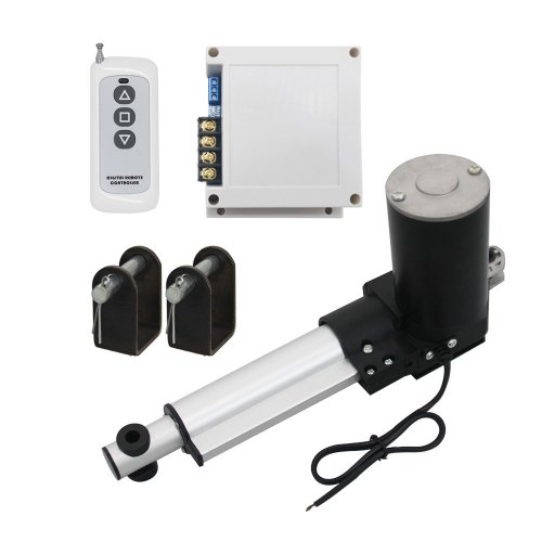 Set of 2x 18" Linear Actuator 12V DC Motor &Remote Control Heavy Duty 220lbs Car 