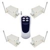 DC6/9/12/24V 30A Power Output Wireless Control Kit - 1Transmitter to Control 4 Receivers with waterproof