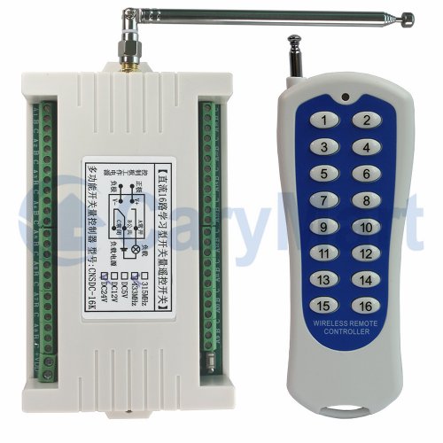 DC 5V 8CH 8-Channel Wireless Relay Switch Remote Controllor Transmitter Receiver 
