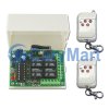 4 Relays 9V 12V 24V RF Wireless Memory Remote Control System