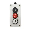 UP STOP DOWN Pushbutton Manual Switch with Waterproof Case