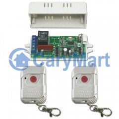 AC 120V 240V Wireless Remote Switch Transmitter & Receiver Self-locking Control Mode [0020004 (S1T-AC & C-1)]