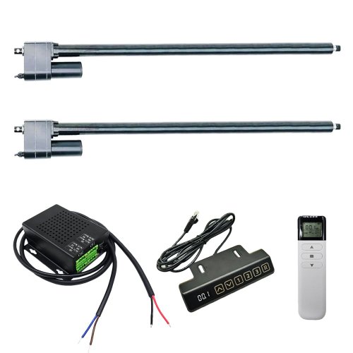 ComfyHarbor Lineaire Actuatorcontroller – Met Draadloze Afstandsbediening – Voor 12V En 24V Motoren – Max. 60W, 5A – Zwart
